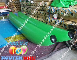 phao chuối xanh lá ép